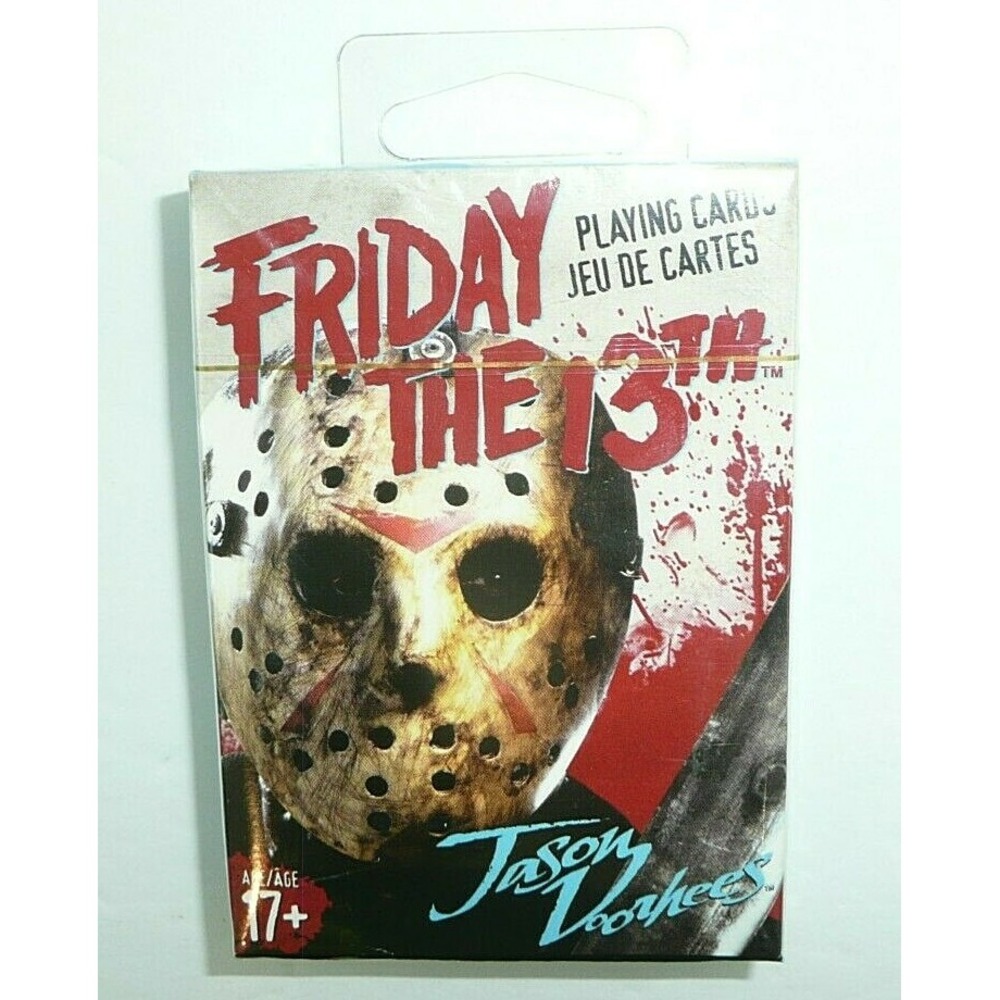 Friday the 13th Playing Cards Deck Classic Horror Movie Jason Voorhees Hockey